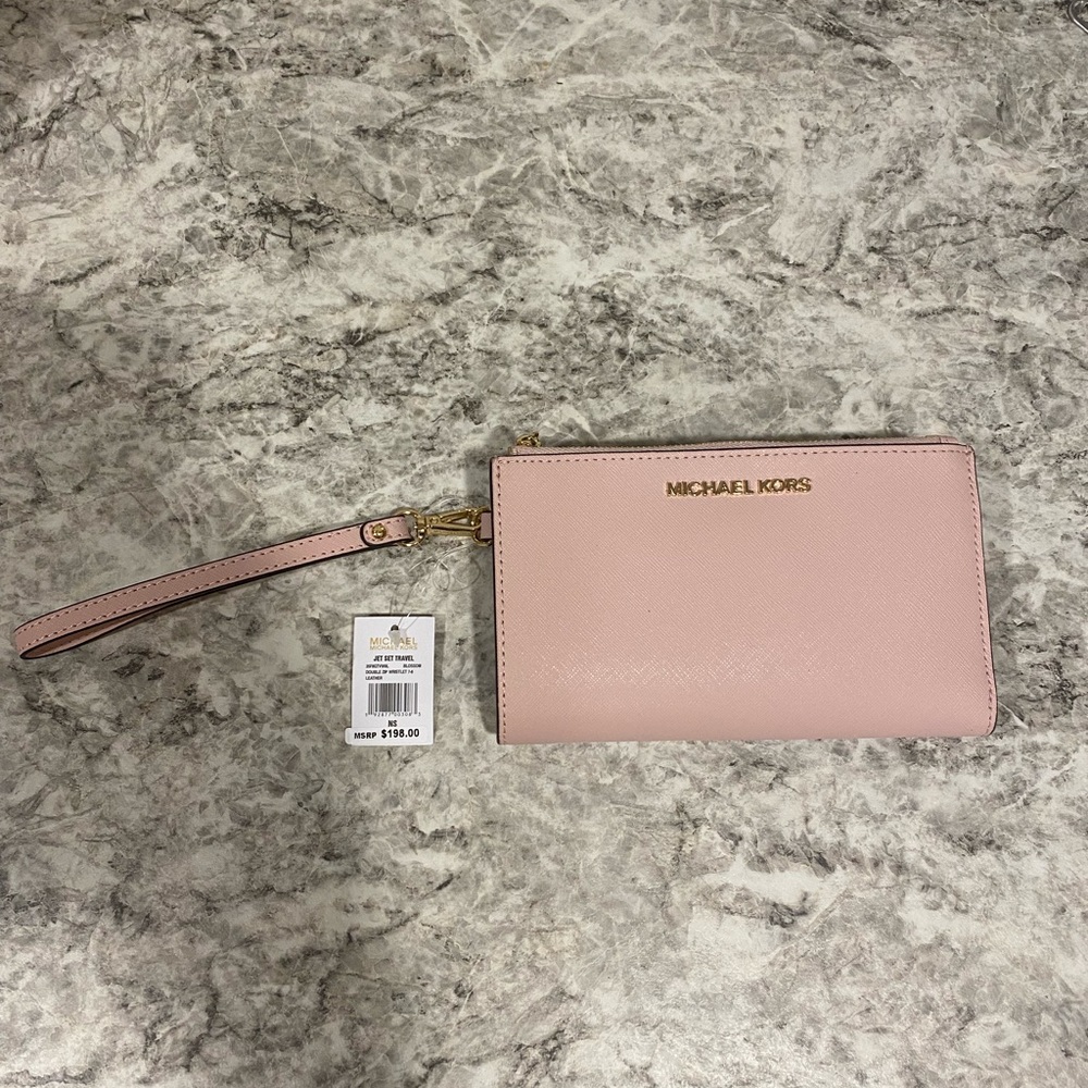 Michael Kors Pink Wristlet/Wallet